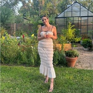 Resume Beaurs Peach Maxi Dress